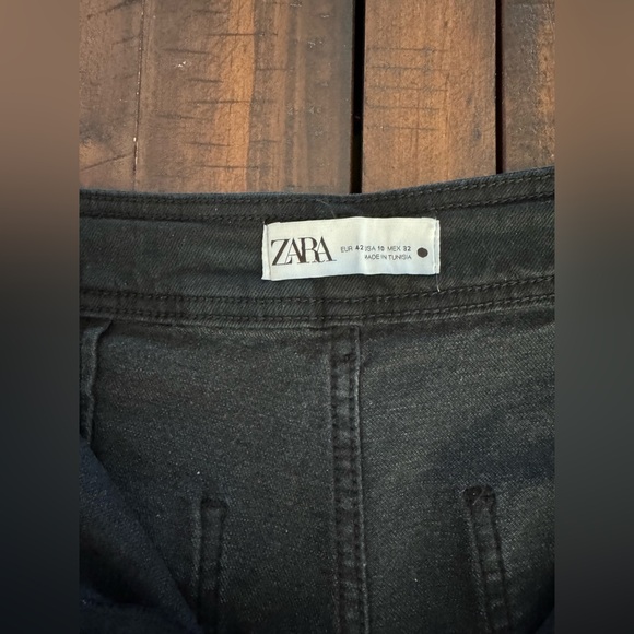 Zara ZW Collection High Waist Marine Straight Jeans - Picture 3 of 4